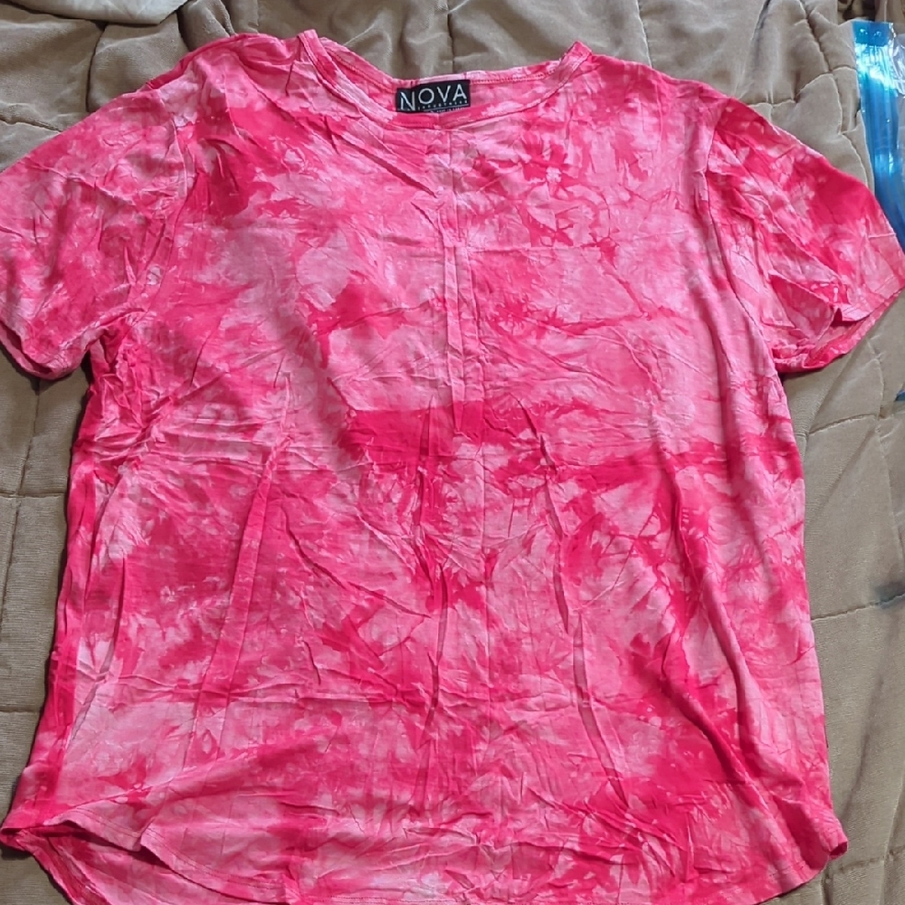 Nova Pink Tie-Dye T-Shirt